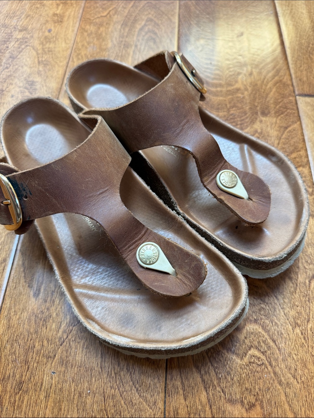 Birkenstock Gizeh Big Buckle Cognac 38 - Picture 2 of 9